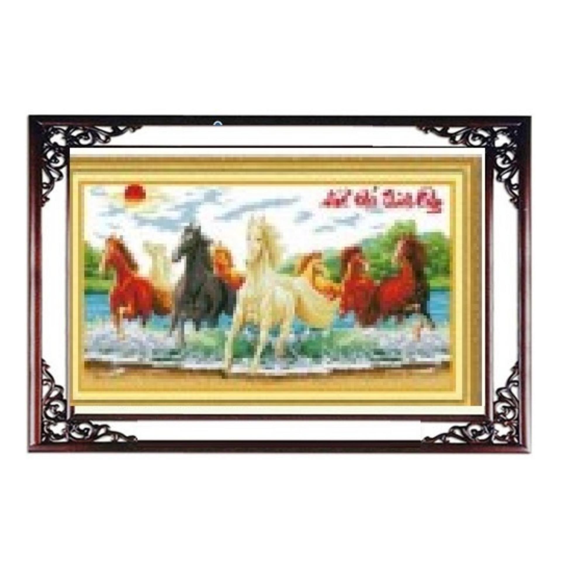 tranh thêu mã đáo thành công - DLH-222802