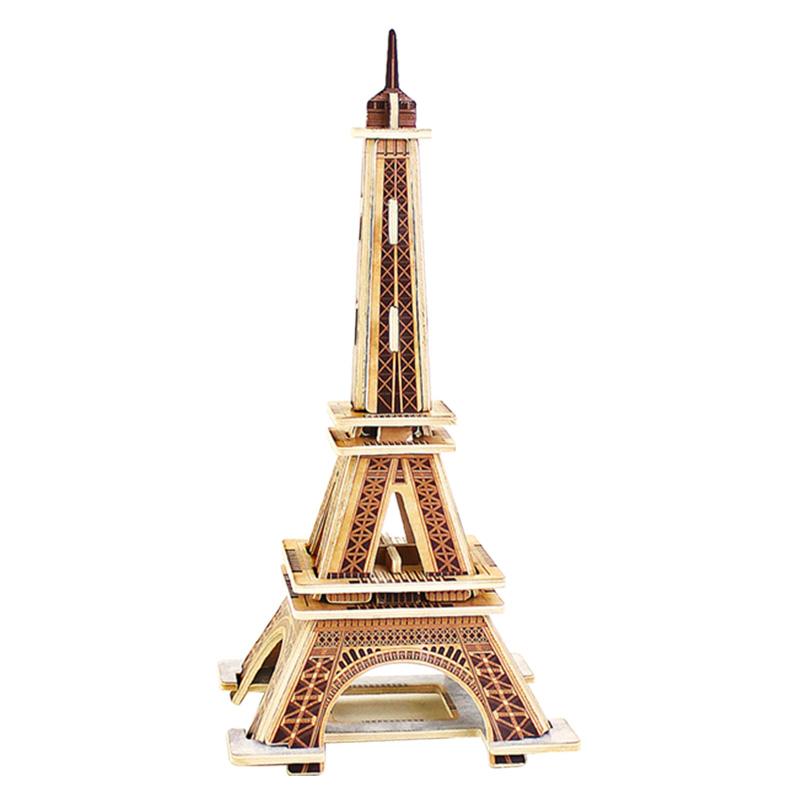 Đồ chơi lắp ráp gỗ 3D Robotime MJ201 - Mô hình Tháp Eiffel
