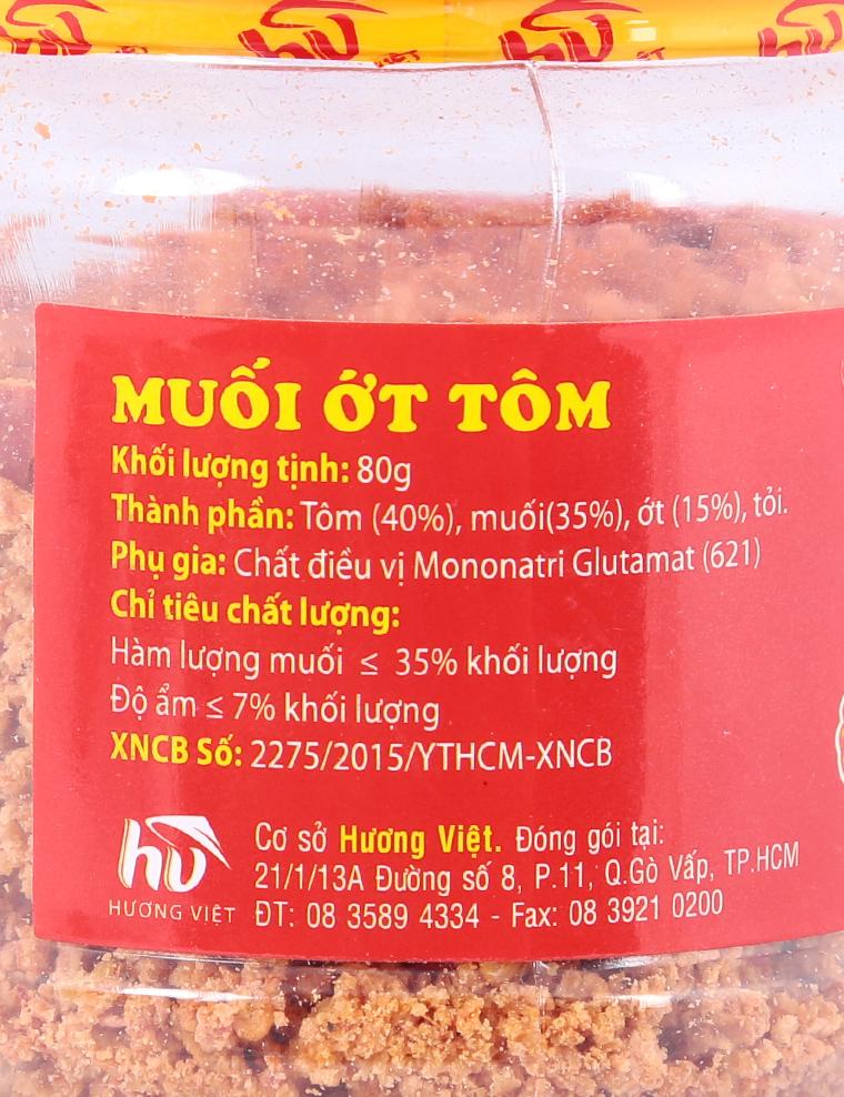 Muối Ớt Tôm Hương Việt