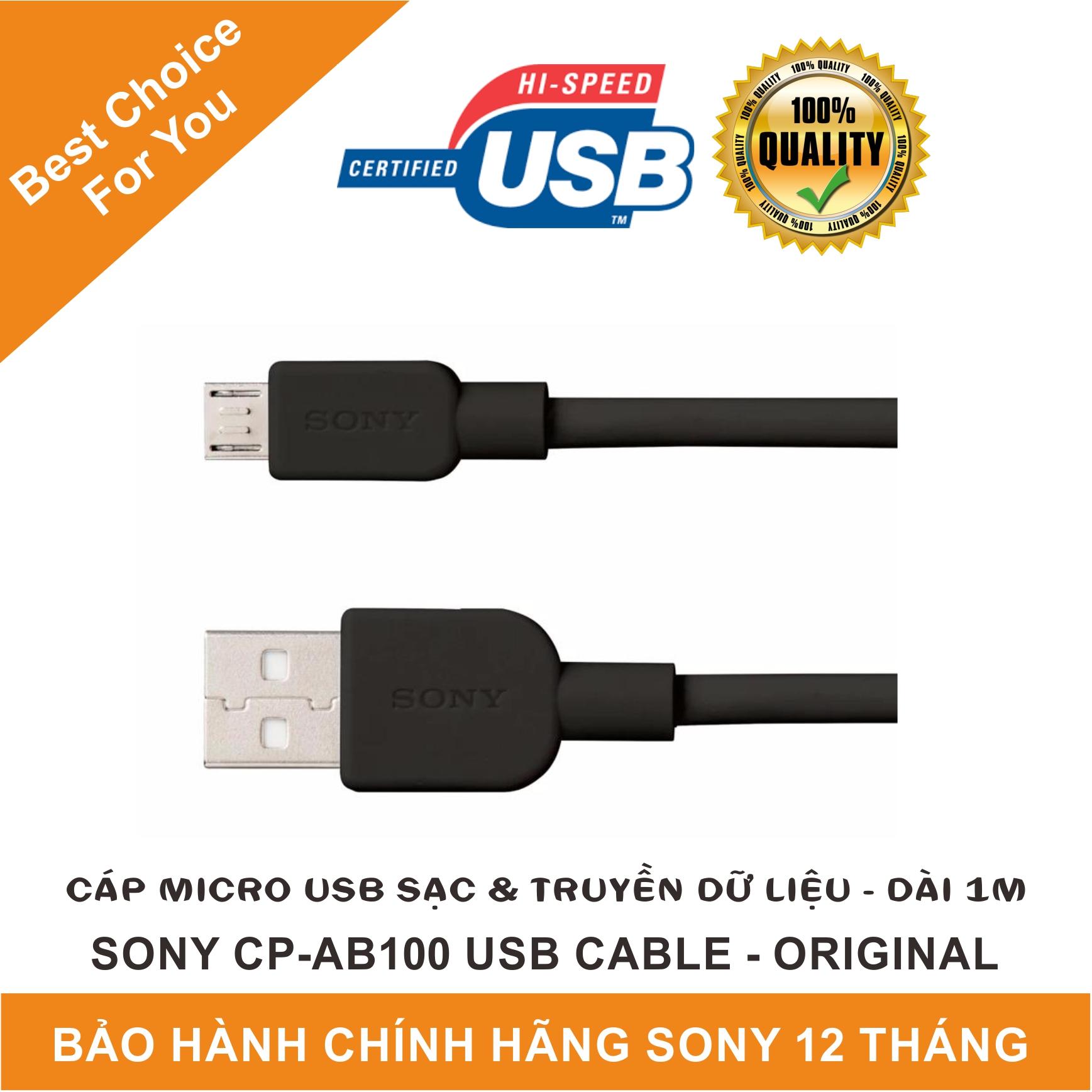 Cáp micro Sony CP-AB100