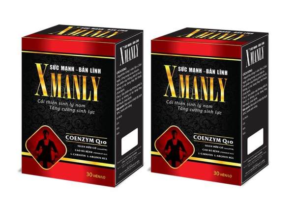 Combo 2 hộp Xmanly bổ thận tráng dương, tăng testosteron tự nhiên
