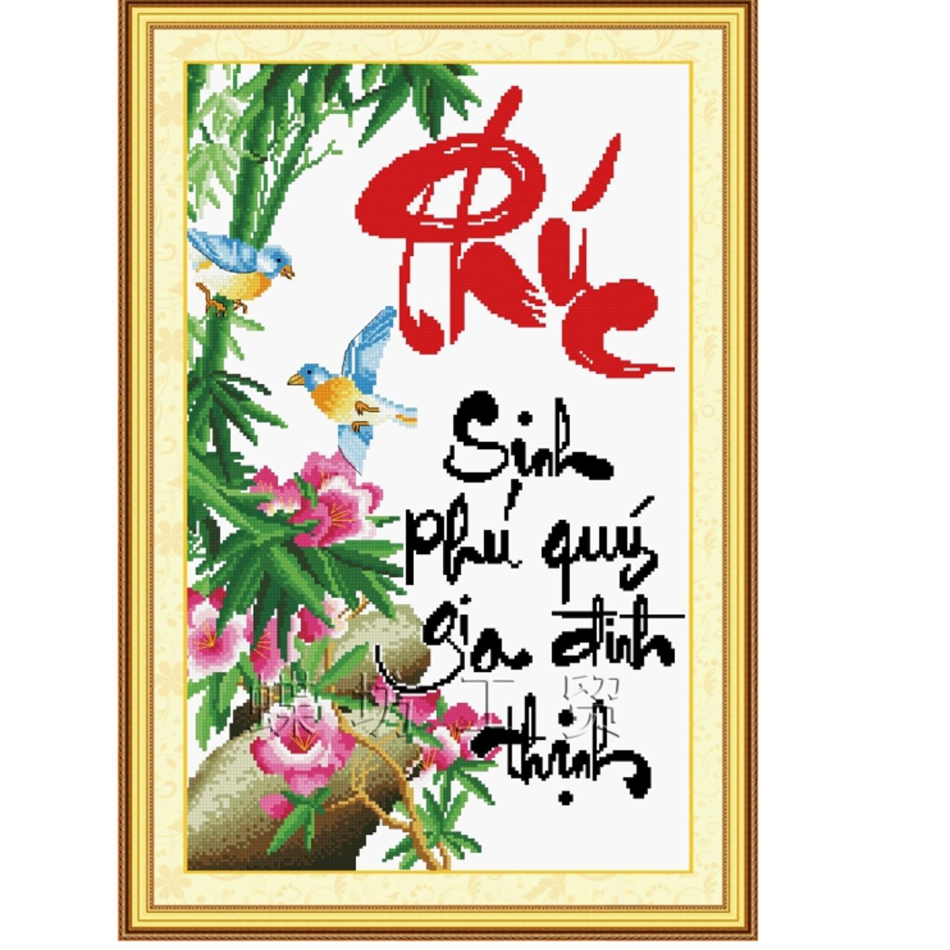 Tranh thư pháp chữ phúc - DLH-222369