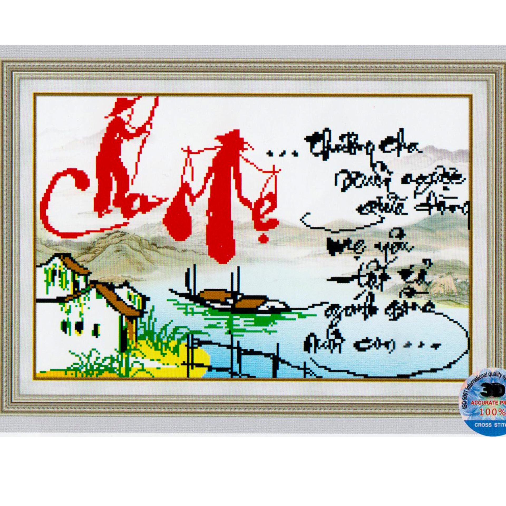Tranh thêu 223005 - Cha mẹ