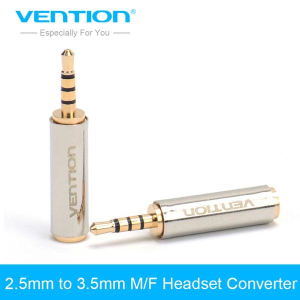 ĐẦU CHUYỂN AUDIO 2.5MM SANG 3.5MM VENTION VAB-S02