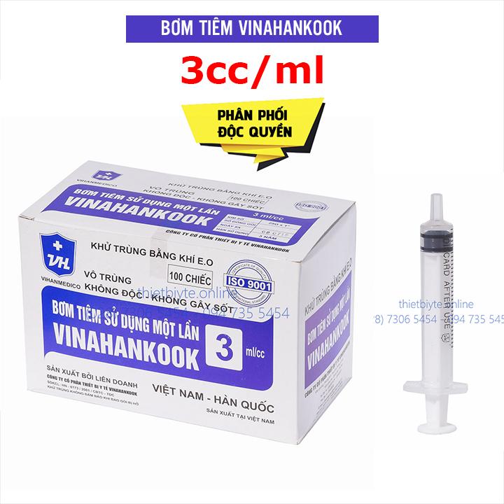 Bơm tiêm Vinahankook 55cc/ml