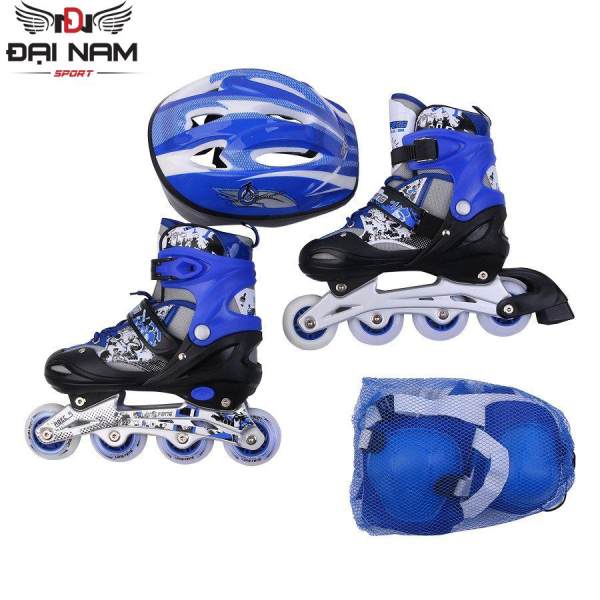 Giày trượt patin Longfeng 906 size S (Dành cho trẻ dưới 6 tuổi 31-35) + Tặng bộ bảo hộ