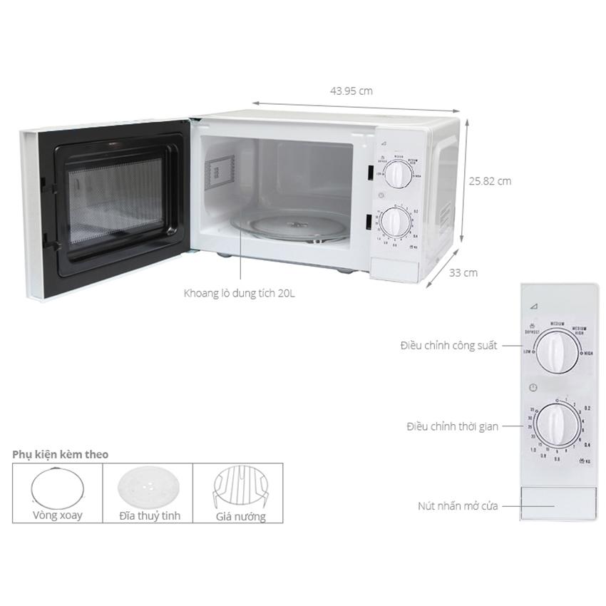 Lò vi sóng Electrolux EMM2021MW 20L