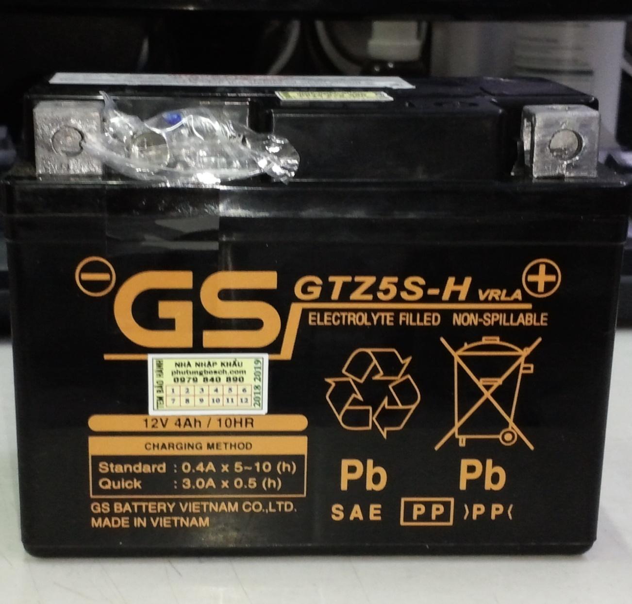 Bình ắc quy GS GTZ5S-H