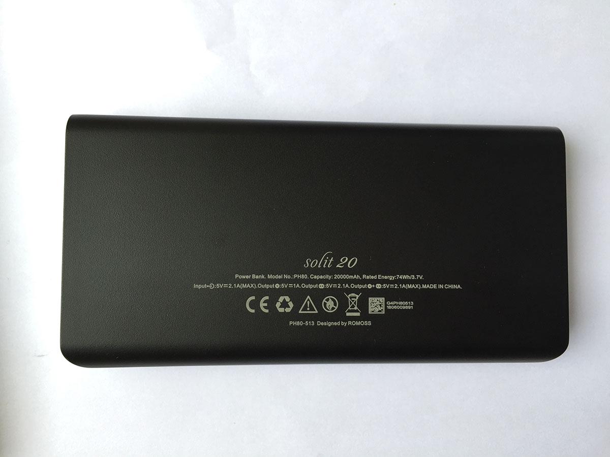 Pin sạc dự phòng Romoss Solit 20 20000mAh