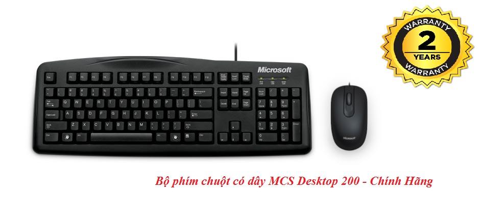 Bộ bàn phím chuột Microsoft Wireless Desktop 200
