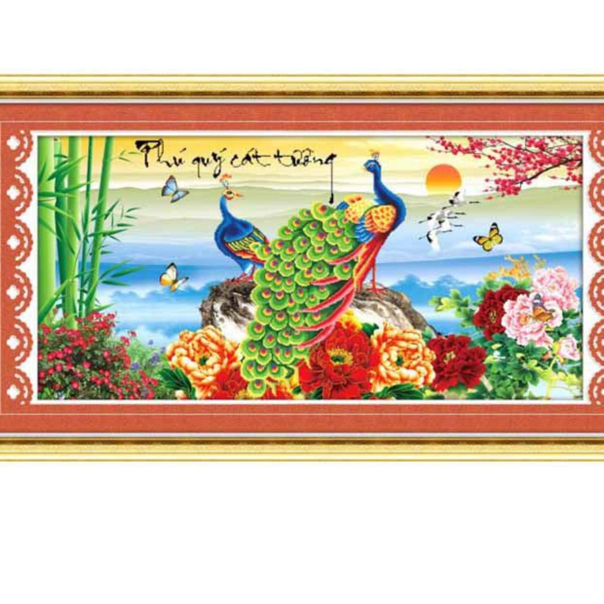 Tranh gắn đá DZ-005 - 149x75