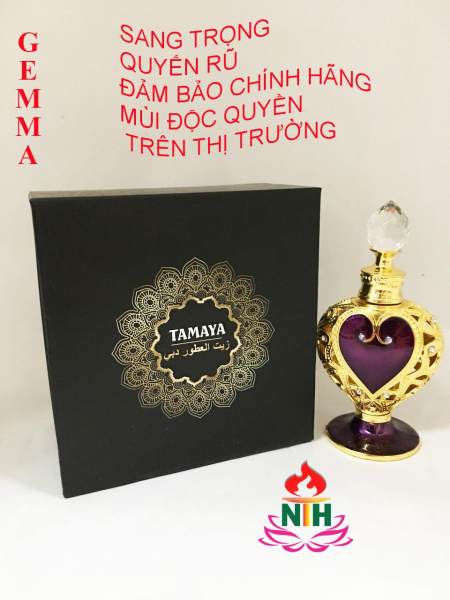 NƯỚC HOA TINH DẦU MÙI GEMMA (full hộp)- MẪU TIM RUBY ( màu ngẫu nhiên)