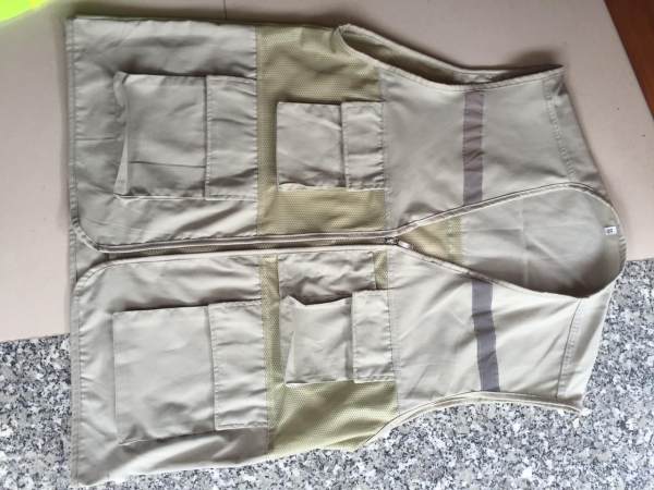 Áo ghile 4 túi hộp phản quang size XXL