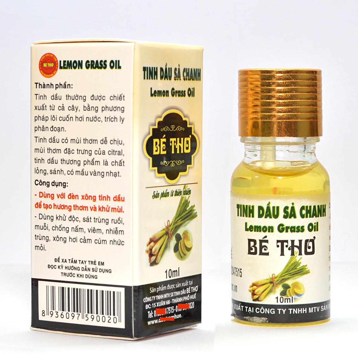 Tinh dầu Bé Thơ sả 10ml