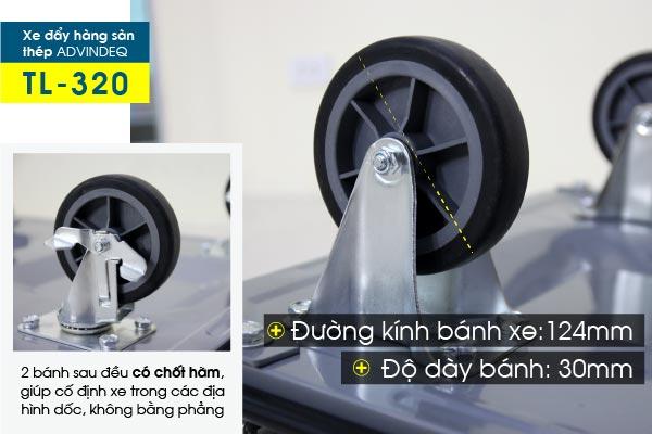 Xe đẩy hàng 4 bánh ADVINDEQ TL-320