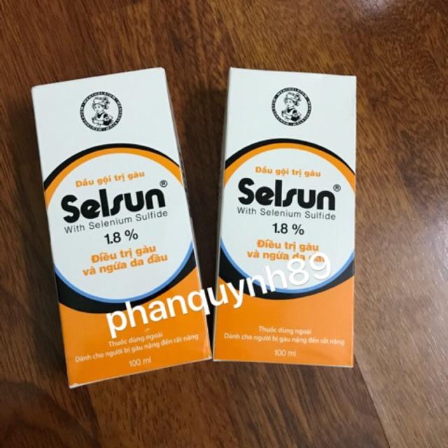 Dầu gội trị gàu Selsun 1.8% 100ml