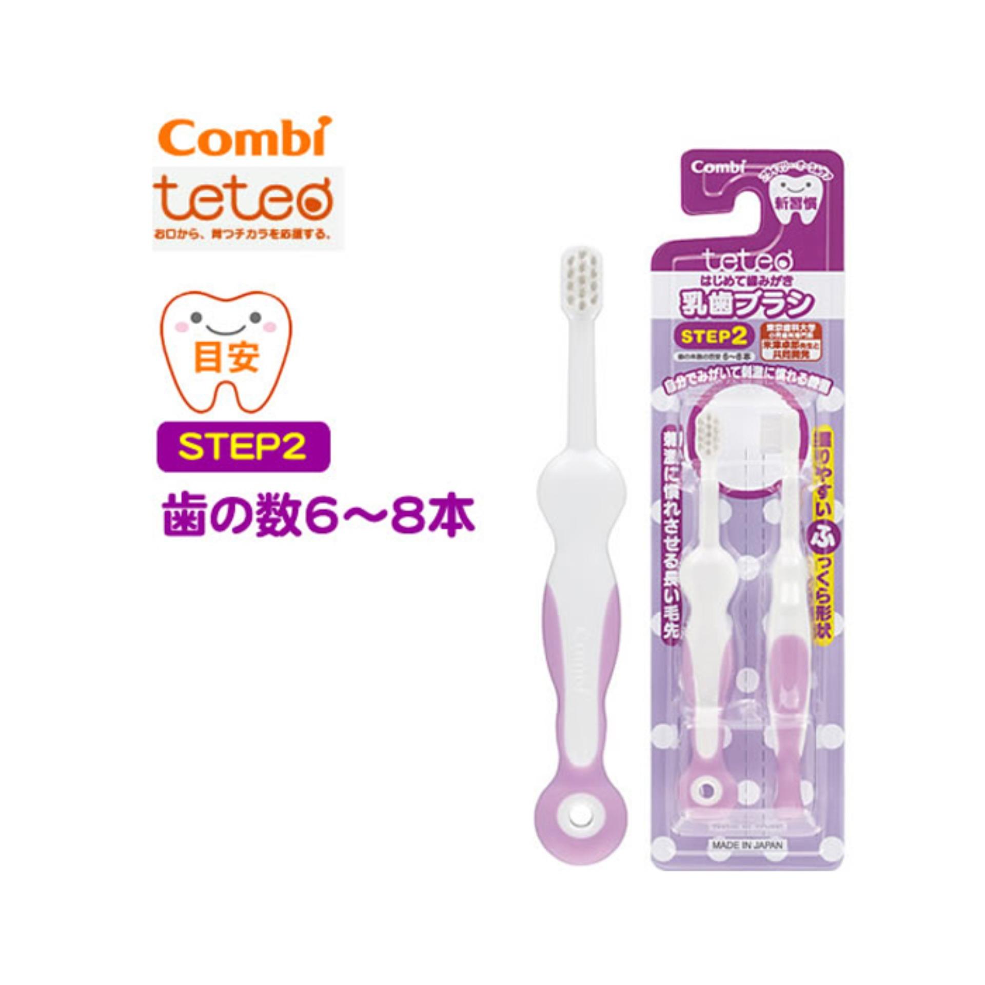 Bàn chải đánh răng Combi Teteo bước 2