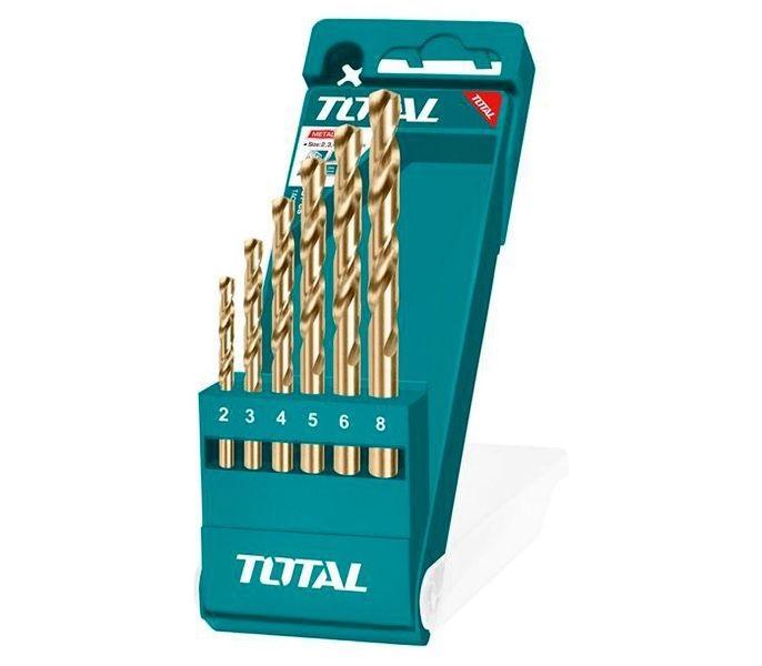 Bộ mũi khoan kim loại thép HSS Total TACSD0065 6 CHI ITIẾT