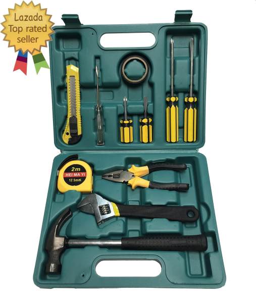Bộ dụng cụ điện cơ bản 11 chi tiết - búa kìm tô vít bút điện