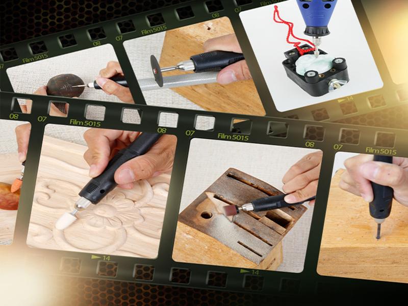 BỘ MÁY KHOAN MÀI MINI ĐA NĂNG V3