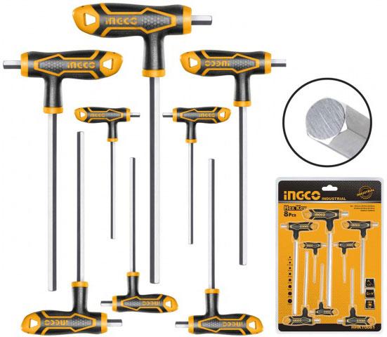 Bộ 8 chìa lục giác INGCO HHKT8081
