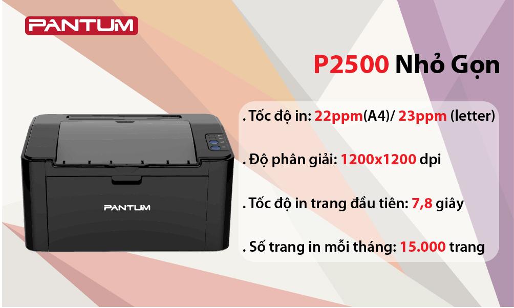 Máy in laser Pantum P2500