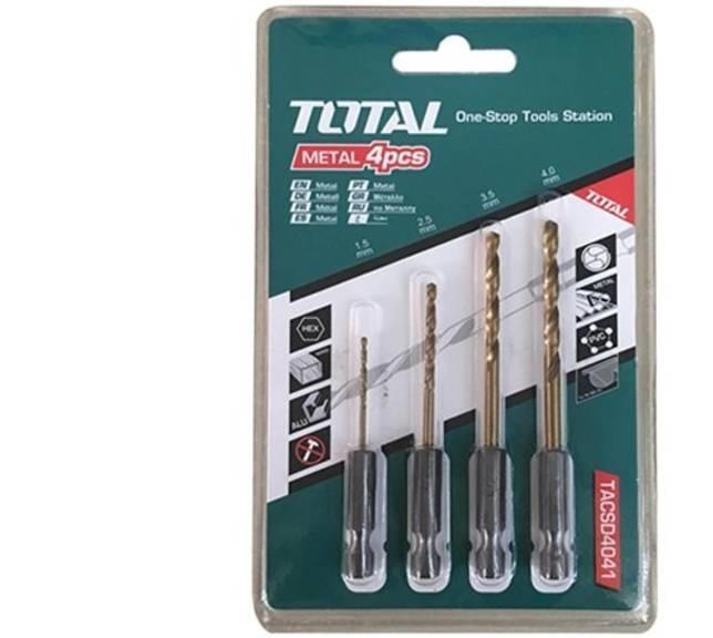 Bộ mũi khoan Total TACSD4041 4 chi tiết