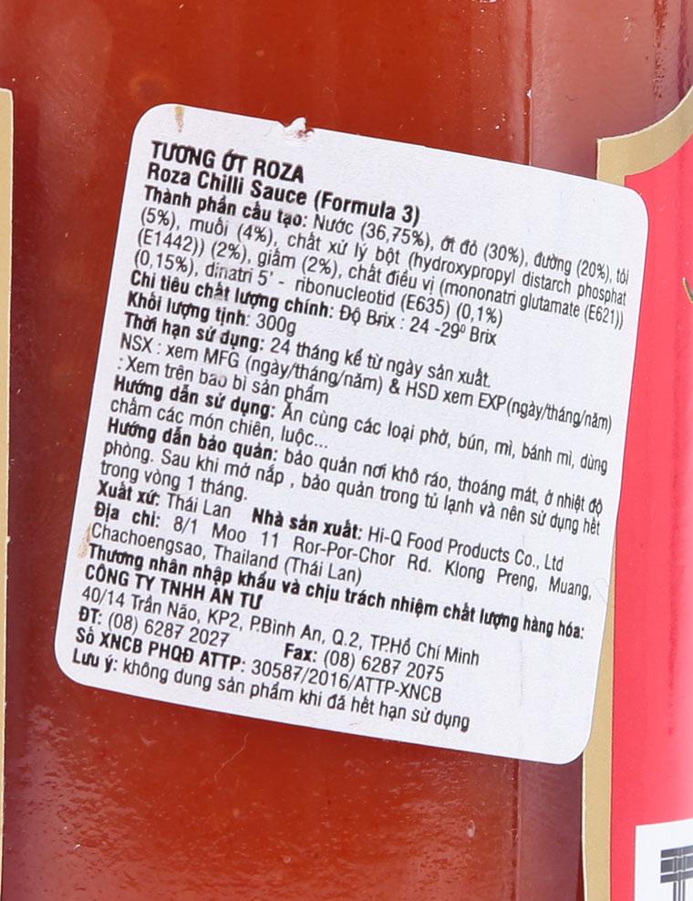 Tương ớt Roza 300g