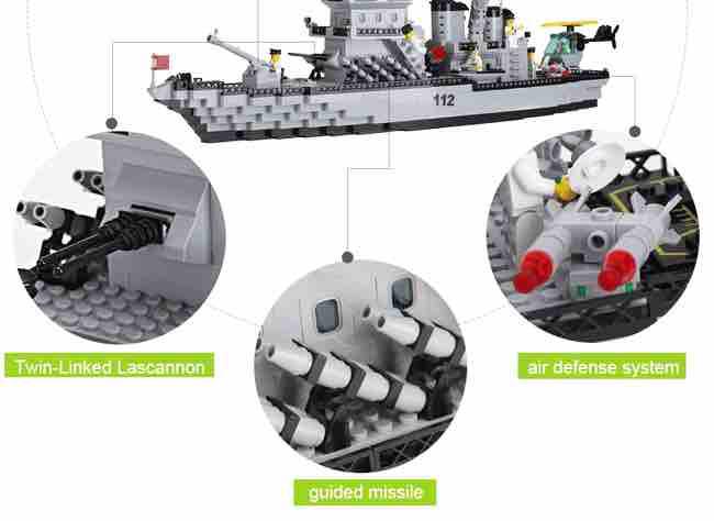 Lắp ráp tàu chiến USS-112