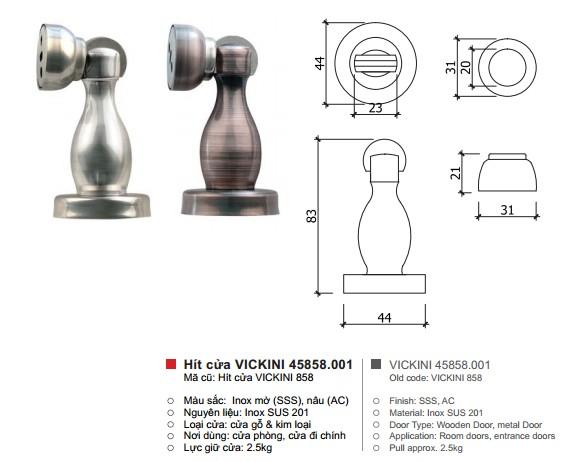 Hít cửa VICKINI 45858.001