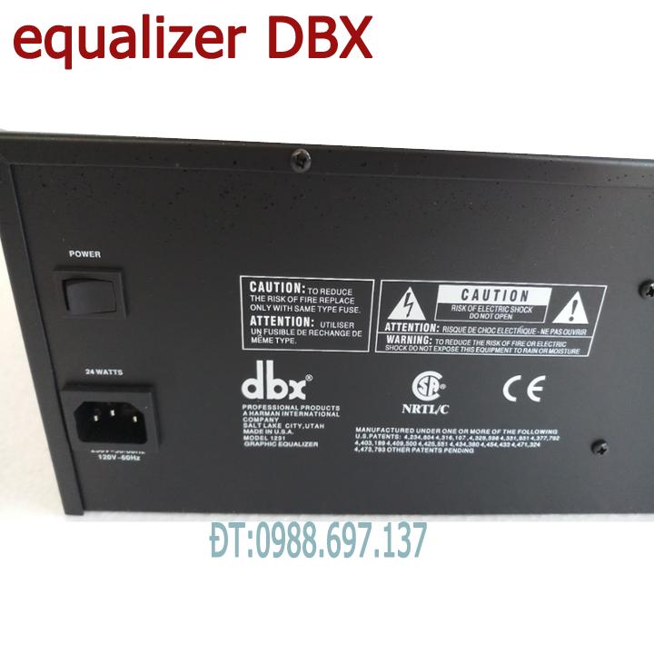 Lọc âm thanh Equalizer DBX-1231