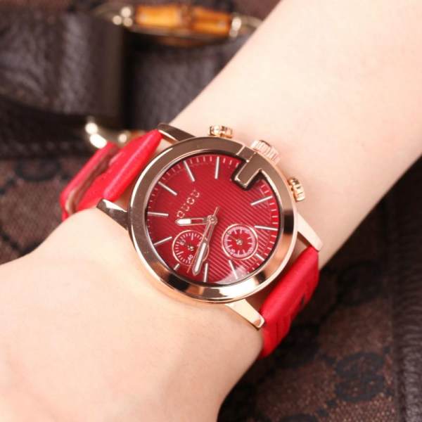 Nơi bán (HÀNG CHÍNH HÃNG 100%) Đồng hồ nữ Guou 5 Kim dây da hàng cao cấp