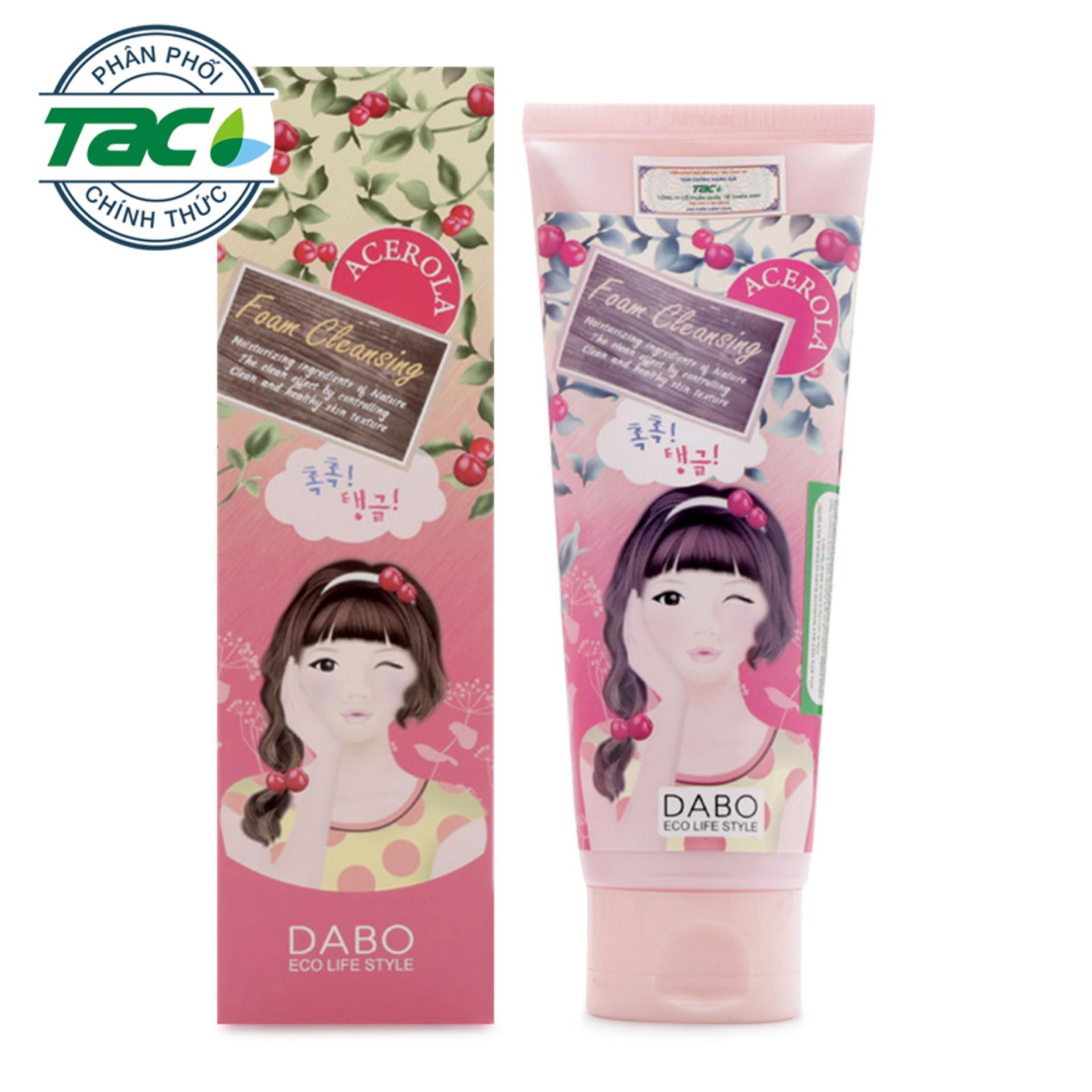 Sữa Rửa Mặt Dabo Teen Girl Hạt Massage Acerola 150ml