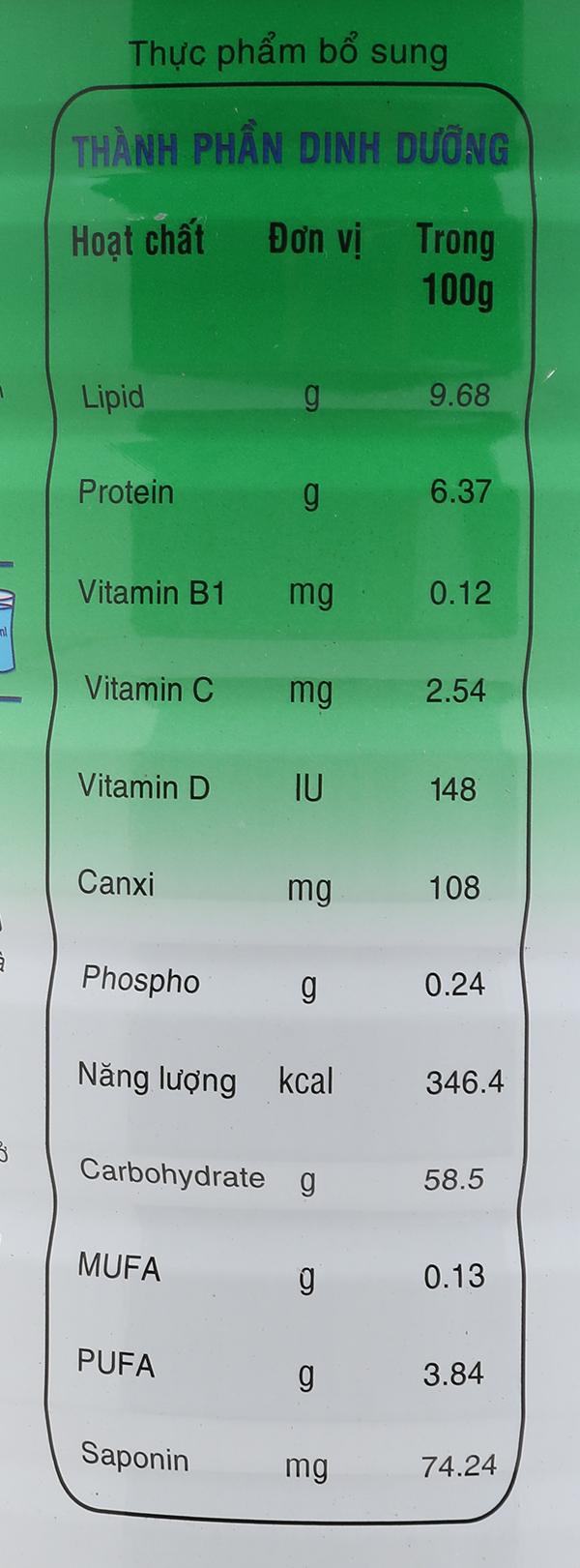 Sữa Gigo Hồng Sâm 900g