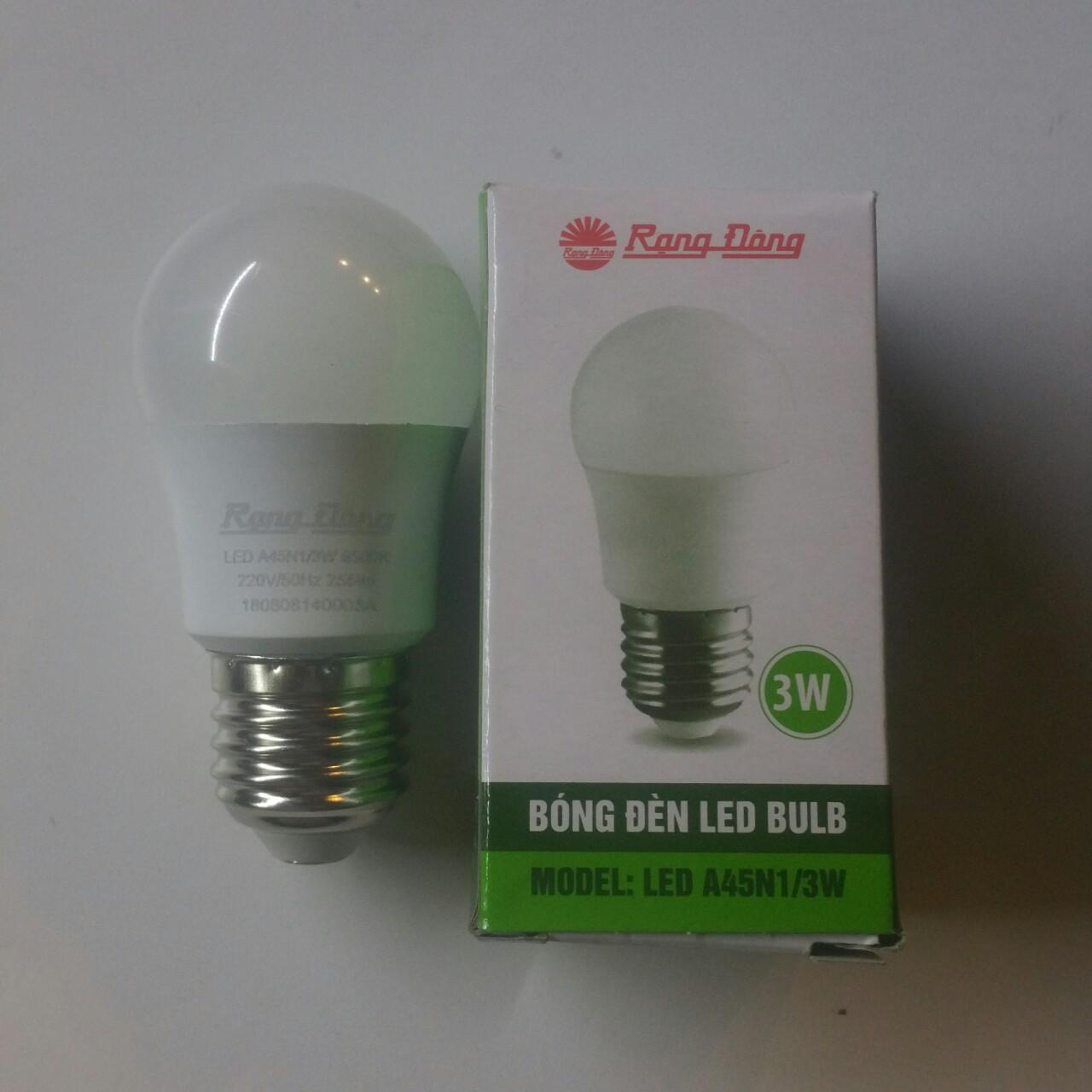 BÓNG ĐÈN LED BULB RẠNG ĐÔNG A45N1/3W