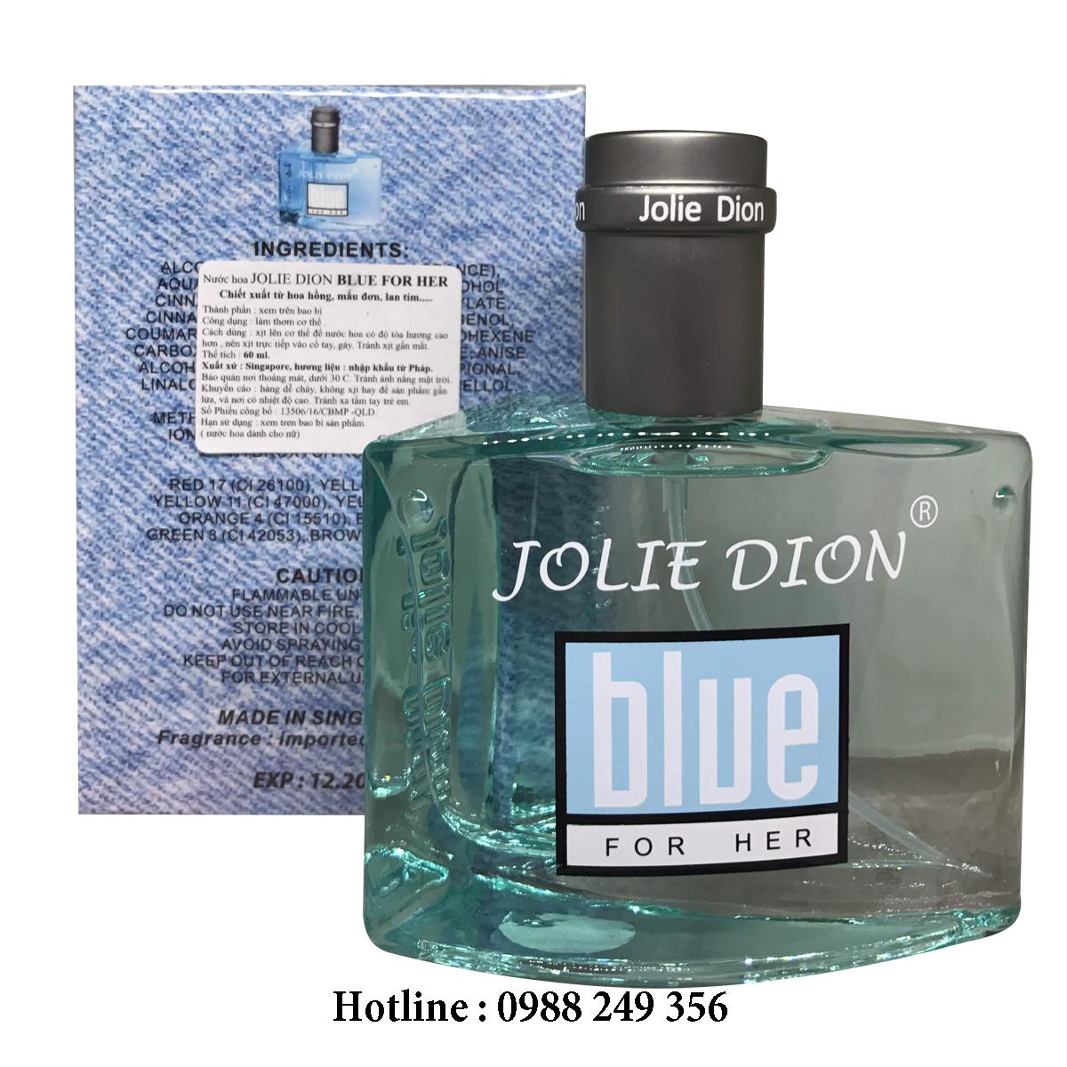 Nước hoa Jolie Dion Blue For Her 60ml