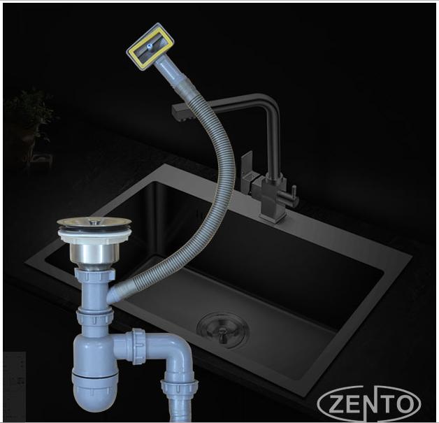 Bộ xi phông ống xả chậu rửa bát đơn XP024