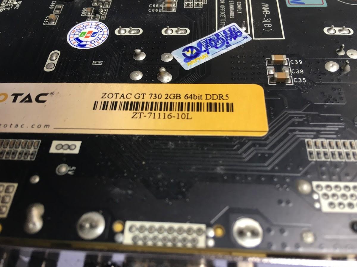 VGA ZOTAC GT730 2GB DDR5