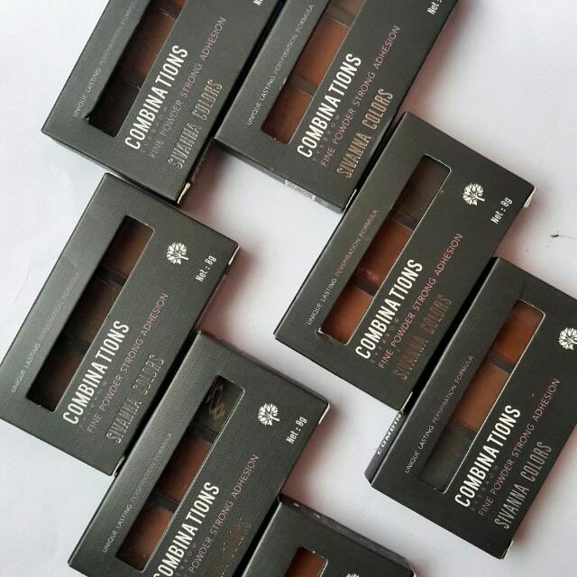 Bột Kẻ Mày Sivanna Colors Combinations Eyebrow 8g