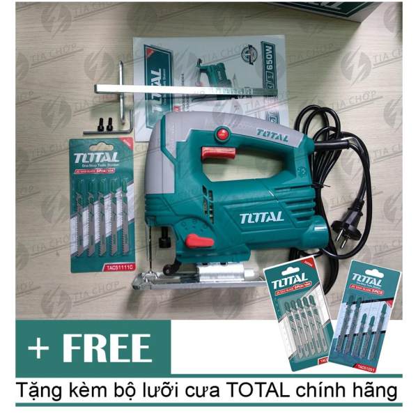 Máy Cưa Lọng Total 650W Tặng Kèm Bộ Lưỡi Cưa Total 1 (TH)