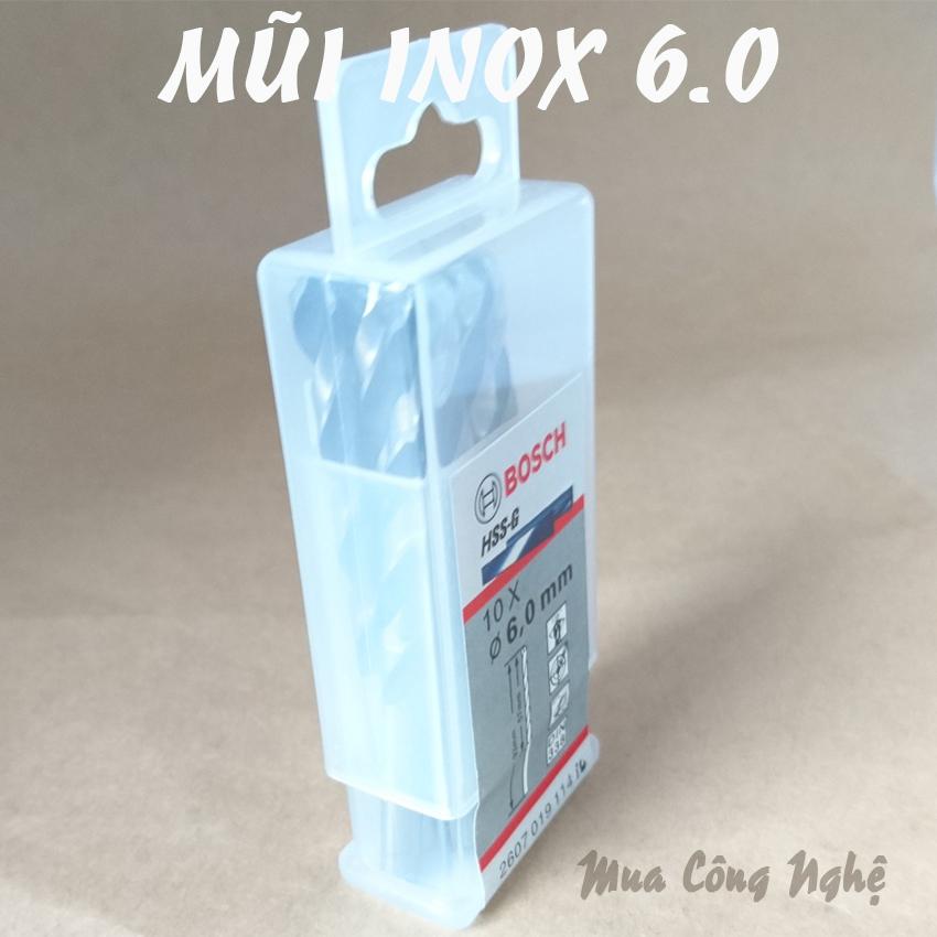 mũi khoan inox  bosch 6.0 - Mũi Khoan Inox Hàng Xịn 6.0 MM