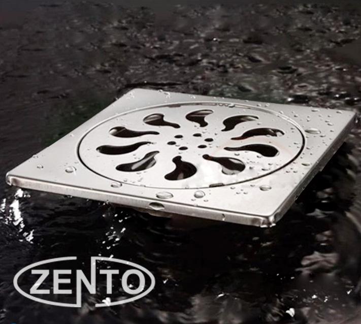 Phễu thoát sàn inox Zento TS200 - 20x20cm