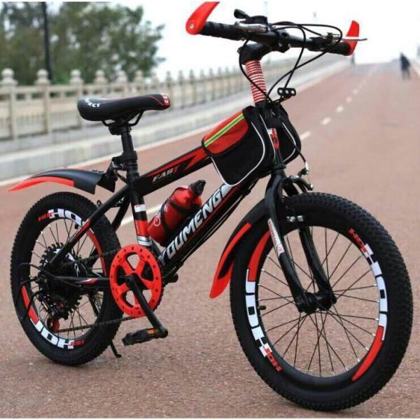Xe Đạp 20 inches Thể Thao Leo Núi Xe có đề 7 số ( Gửi Nguyên Hộp) + giỏ, yên sau