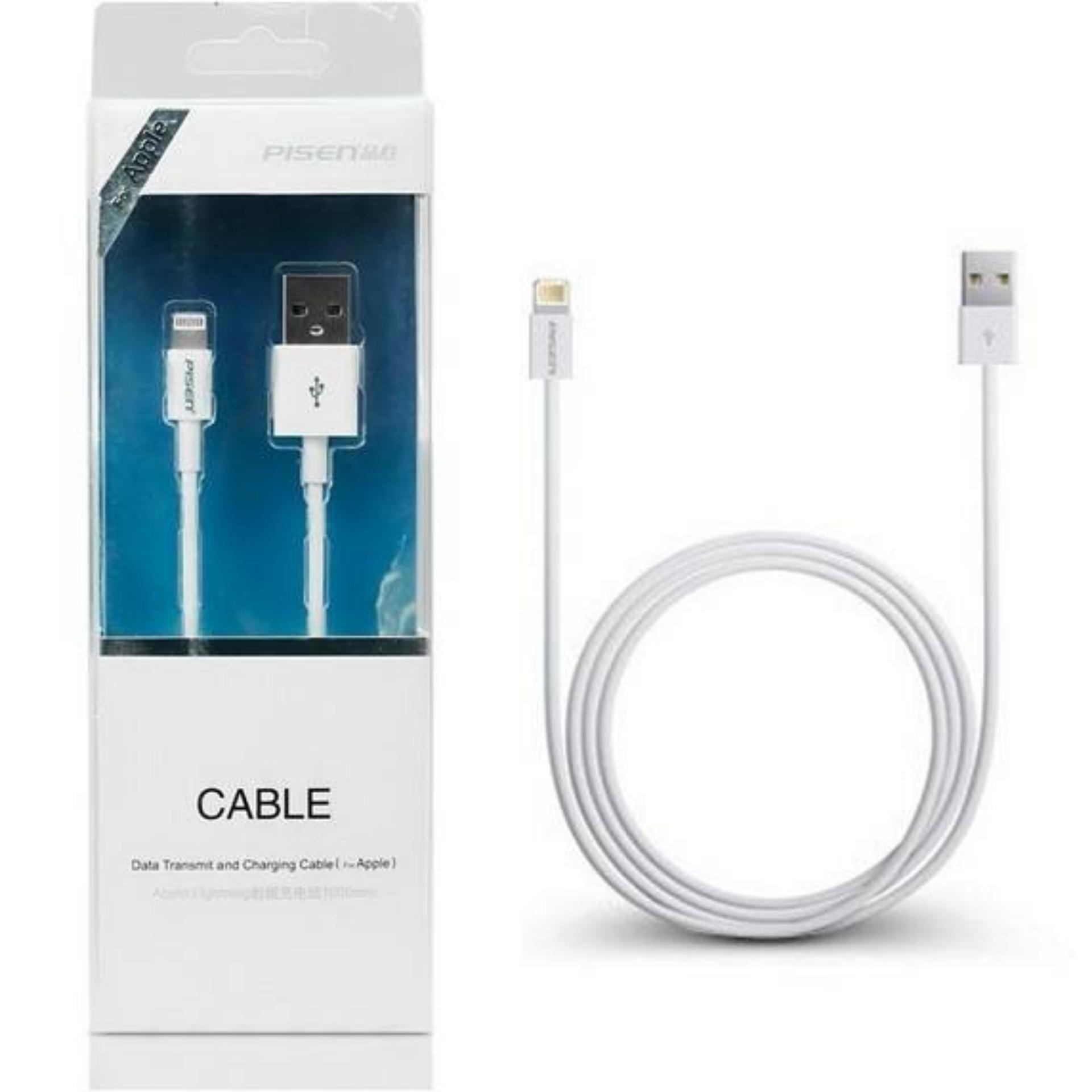 Dây cáp Pisen Flat Apple Lightning 800mm