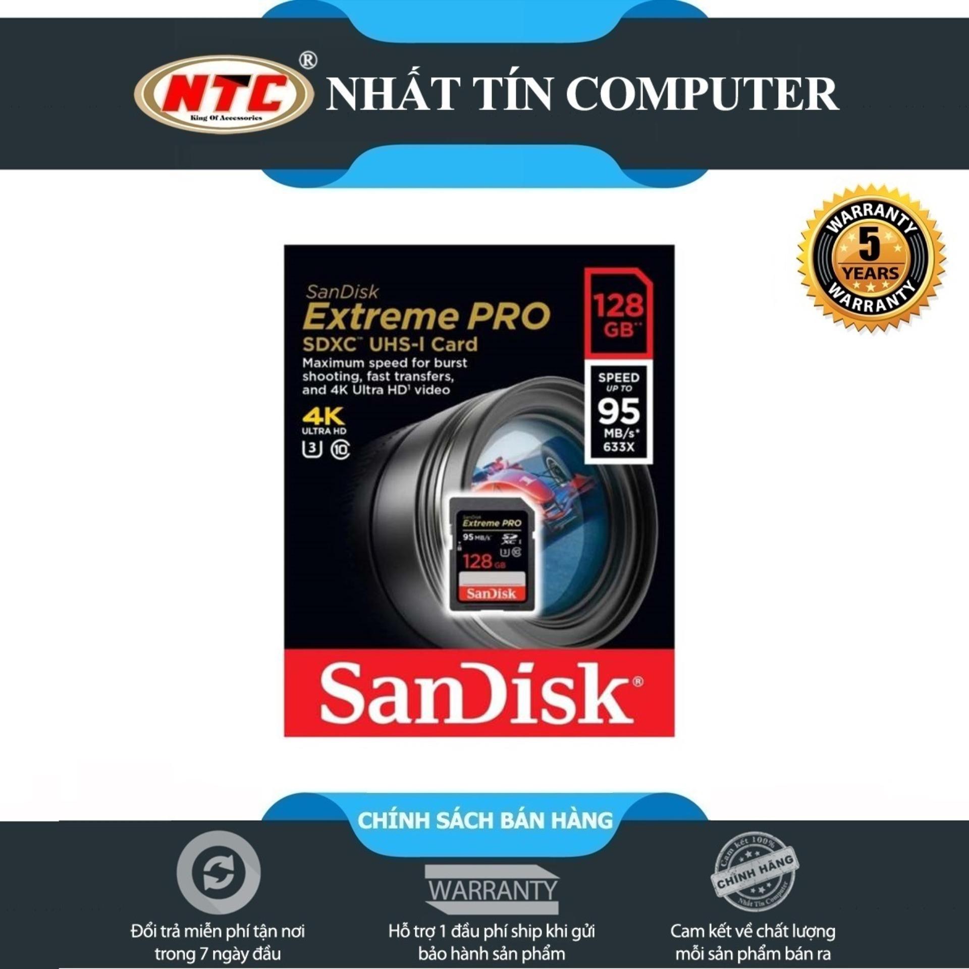 Thẻ nhớ 128GB SDXC SanDisk Extreme Pro 633x 95MB/s