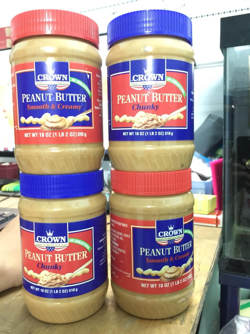 Bơ đậu phộng Crown Chunky