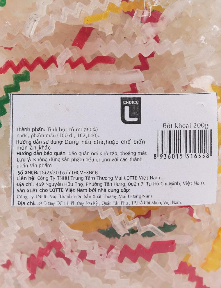 Bột khoai Choice L