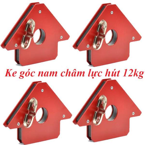 combo 4 ke góc nam châm 25LBS lực hút 12KG - ke góc hàn
