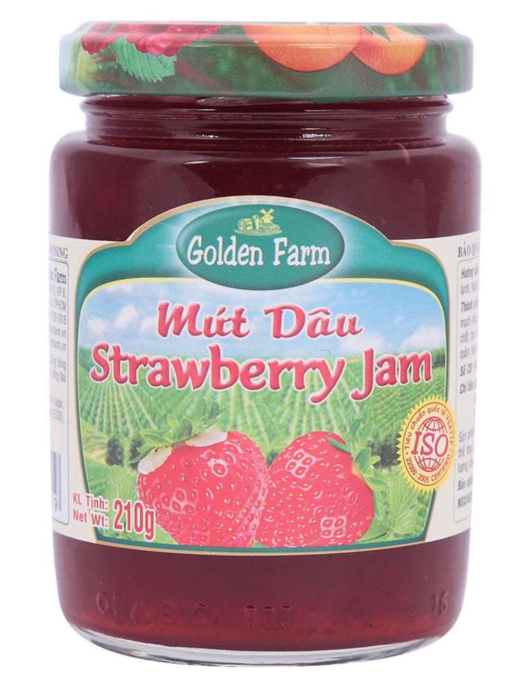 Mứt dâu Golden Farm - 210g