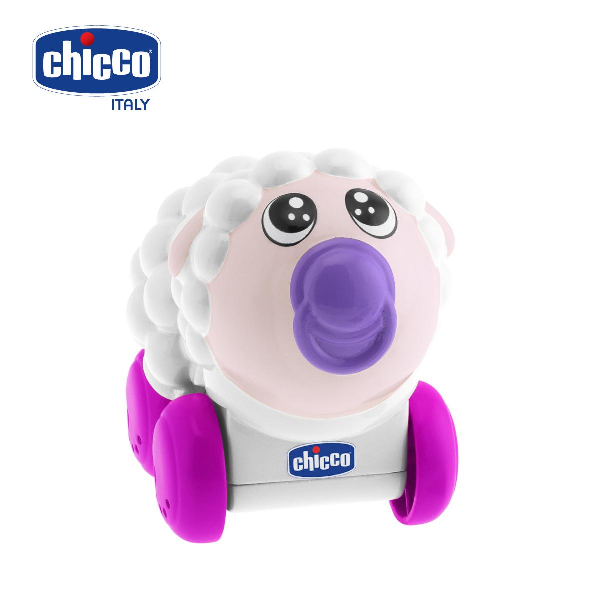 Đồ chơi Chicco lăn bánh phát nhạc hình cừu trắng
